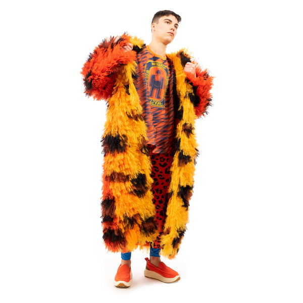 Walter Van Beirendonck | Fur Coat Leopard - Concrete