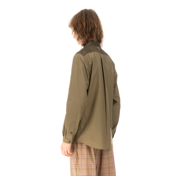 White Mountaineering | Vest Shirt Khaki - Concrete