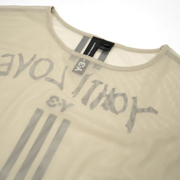 adidas Y-3 | W Yohji Love Mesh L/S T-Shirt Salty Champagne - DY7148 - Concrete