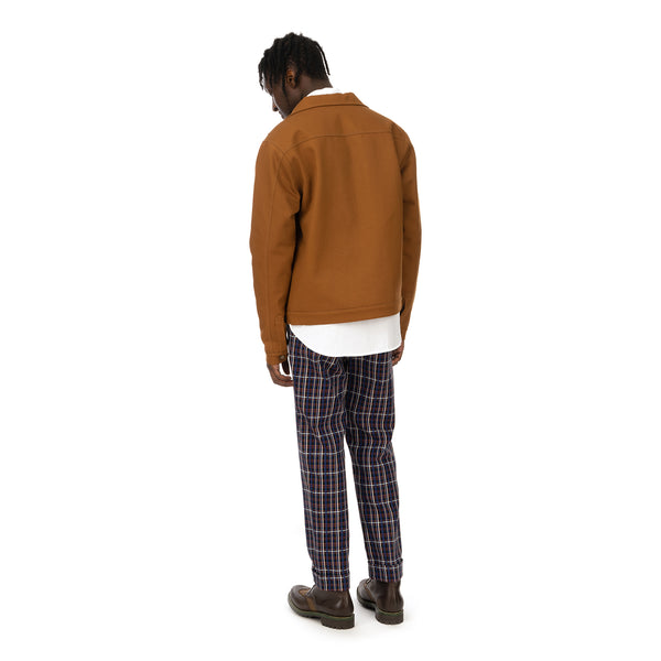 YOOST | Mr. Bootcamp Trousers Blue Check - Concrete