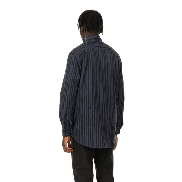 YOOST | Bowie Shirt Navy Stripe - Concrete