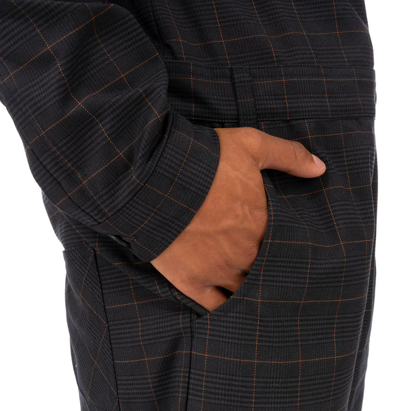 YOOST | Boiler Suit Grey Check - Concrete