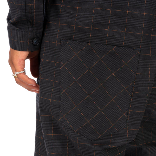 YOOST | Boiler Suit Grey Check - Concrete