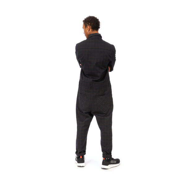 YOOST | Boiler Suit Grey Check - Concrete