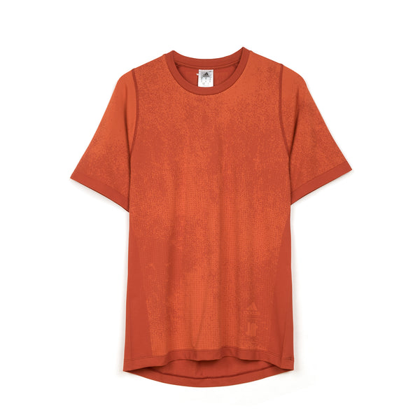 adidas | x UNDEFEATED Knit T-Shirt Orange - Concrete