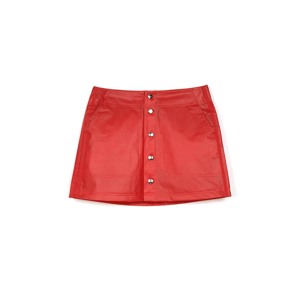 adidas Originals | x Fiorucci W Kiss Mini Skirt Red - Concrete