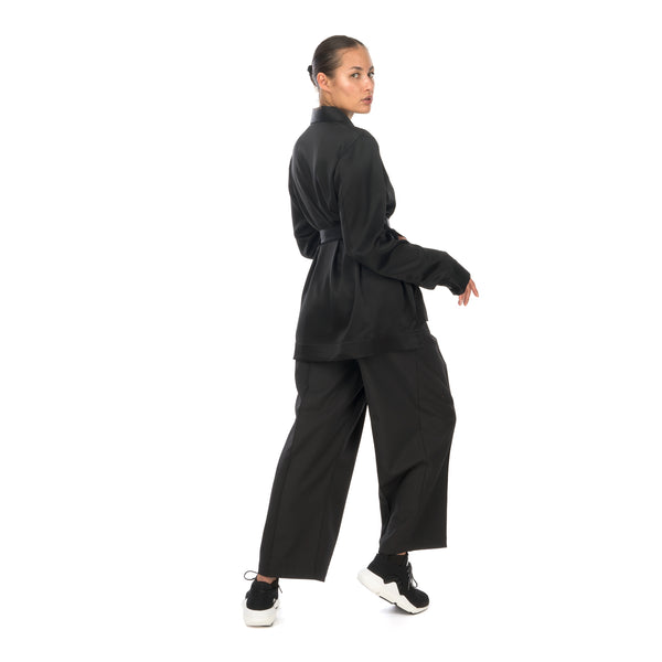 adidas Y-3 | W CH3 Tech Silk Shirt Black - GK4835 - Concrete