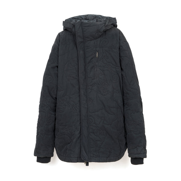 maharishi | Hooded Poncho Jacket Black - Concrete