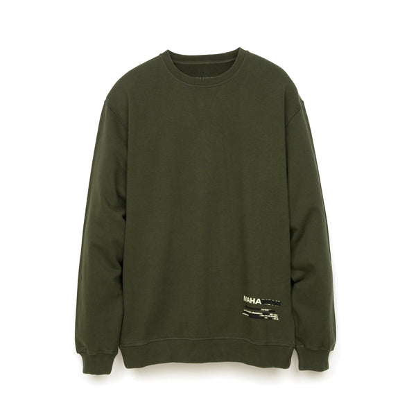 maharishi | Tron Geisha Crew Sweat Mil Olive - Concrete