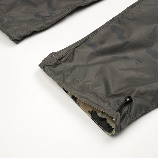 maharishi | Reversible Camo Tech Track Pants Charcoal Coated - Concrete