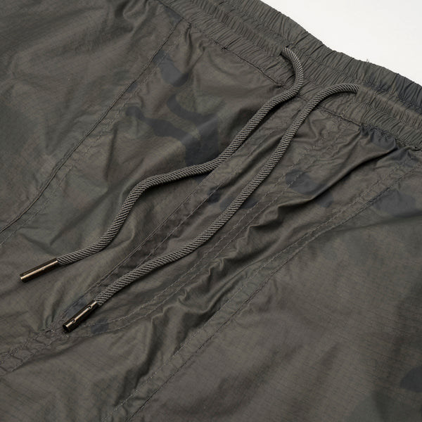 maharishi | Reversible Camo Tech Track Pants Charcoal Coated - Concrete
