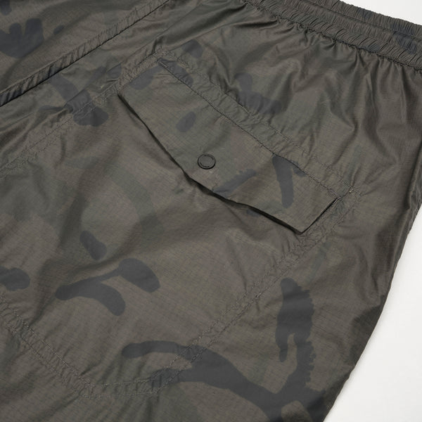maharishi | Reversible Camo Tech Track Pants Charcoal Coated - Concrete