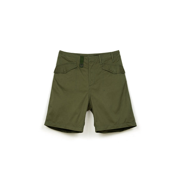 maharishi | Militype Web Shorts 55 Summer Olive - Concrete