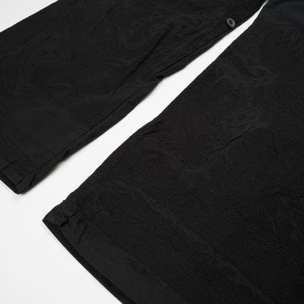 maharishi | Original Snopants Loose Fit Leopard Palm Embroidery Black - Concrete