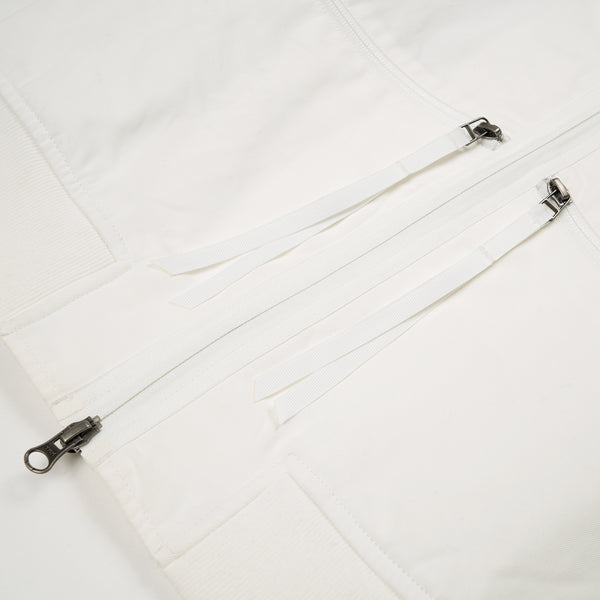 maharishi | Short Flight Jacket White - Concrete