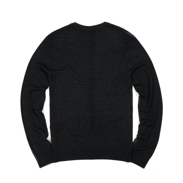 maharishi | Pointillist Bonsai Knit Crew Black - Concrete