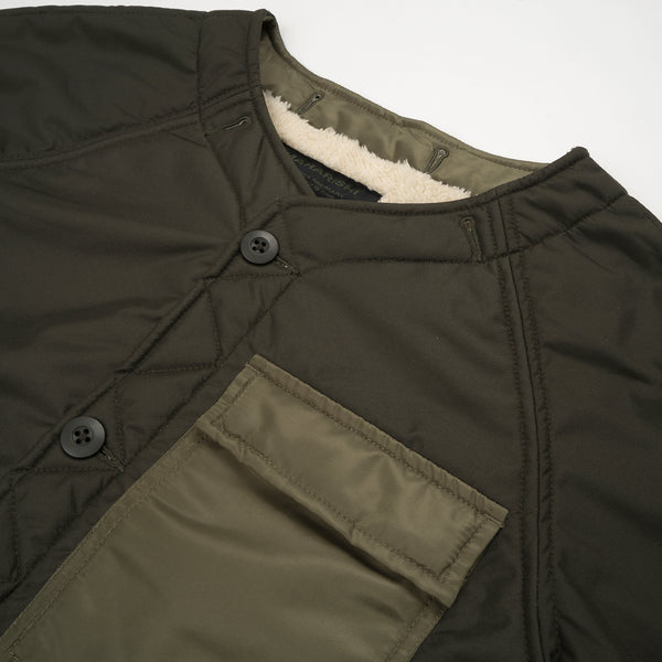 maharishi | Base Reversible Liner Deep Olive - Concrete