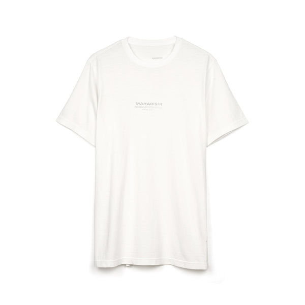 maharishi | Hemp Militype T-Shirt White - Concrete