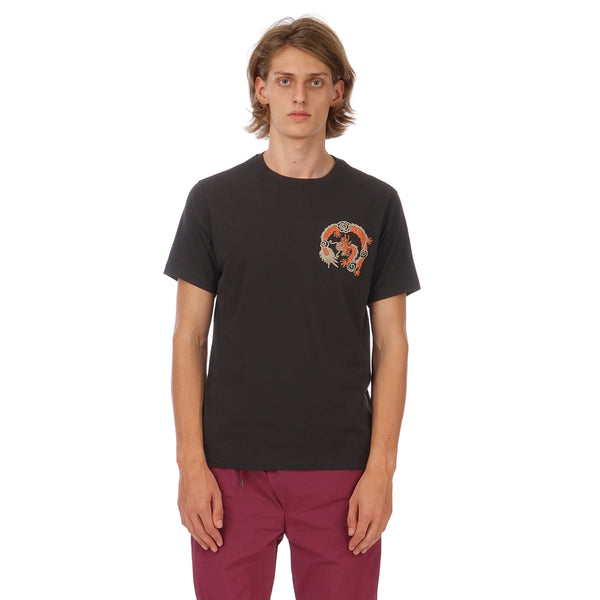 maharishi | Souvenir Organic T-Shirt Black - Concrete