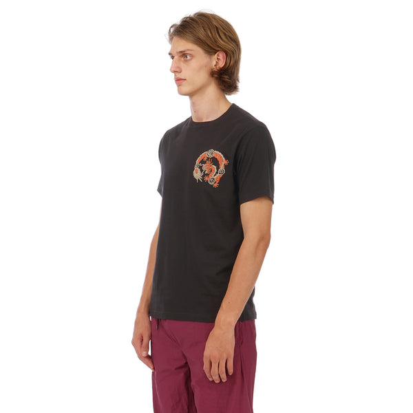 maharishi | Souvenir Organic T-Shirt Black - Concrete