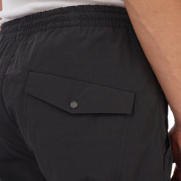 maharishi | Vegetable Dyed Cargo Trackpants Black - Concrete