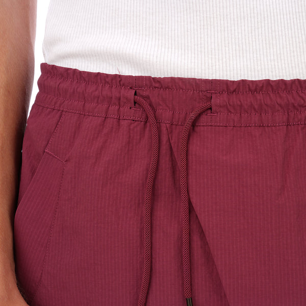 maharishi | Vegetable Dyed Asymmetric Trackpants Wine Red - Concrete
