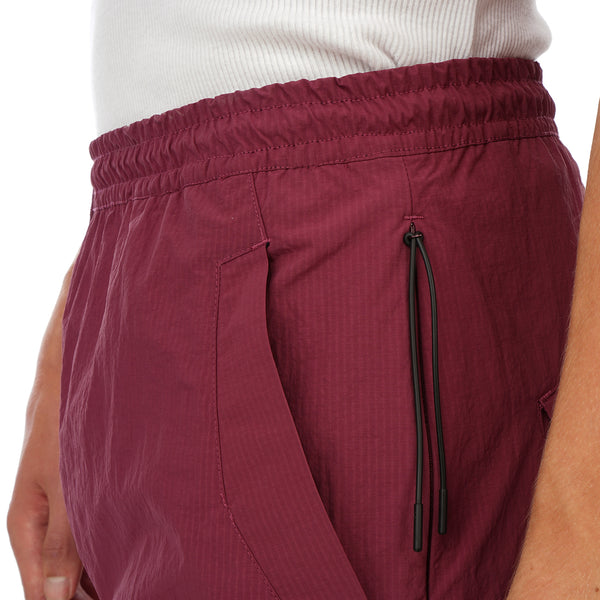 maharishi | Vegetable Dyed Asymmetric Trackpants Wine Red - Concrete