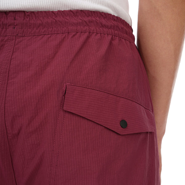 maharishi | Vegetable Dyed Asymmetric Trackpants Wine Red - Concrete