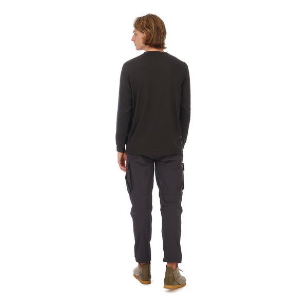 maharishi | Tech Pocket L/S T-Shirt Black - Concrete
