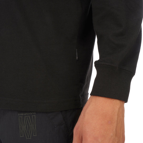 maharishi | Tech Pocket L/S T-Shirt Black - Concrete