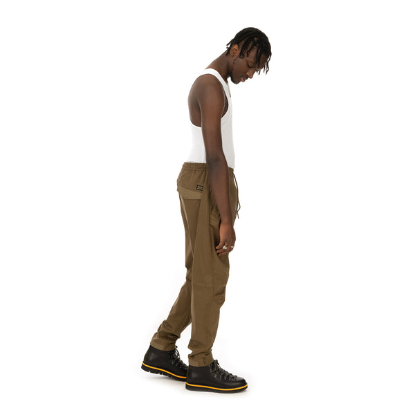 maharishi | Woven Trackpants maha Olive - Concrete