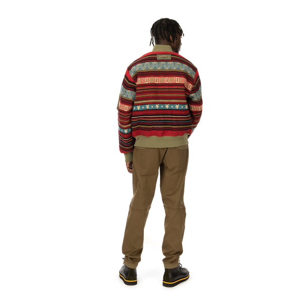 maharishi | Hill Tribe MA Jacket Lama Red / maha Olive - Concrete