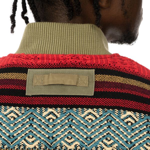 maharishi | Hill Tribe MA Jacket Lama Red / maha Olive - Concrete
