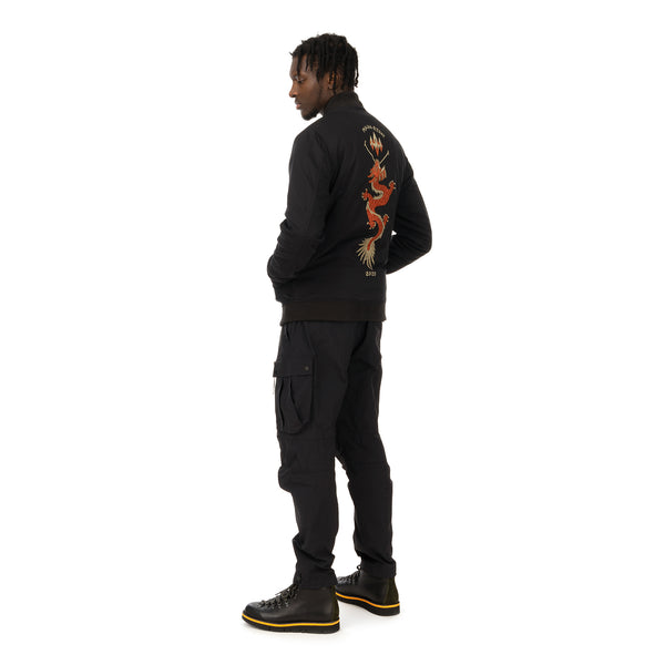 maharishi | Souvenir Jacket Black - Concrete