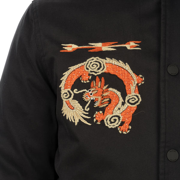maharishi | Souvenir Jacket Black - Concrete