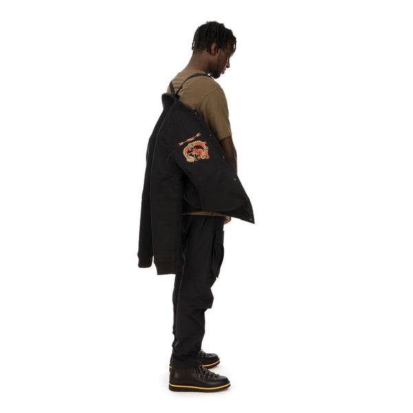 maharishi | Souvenir Jacket Black - Concrete