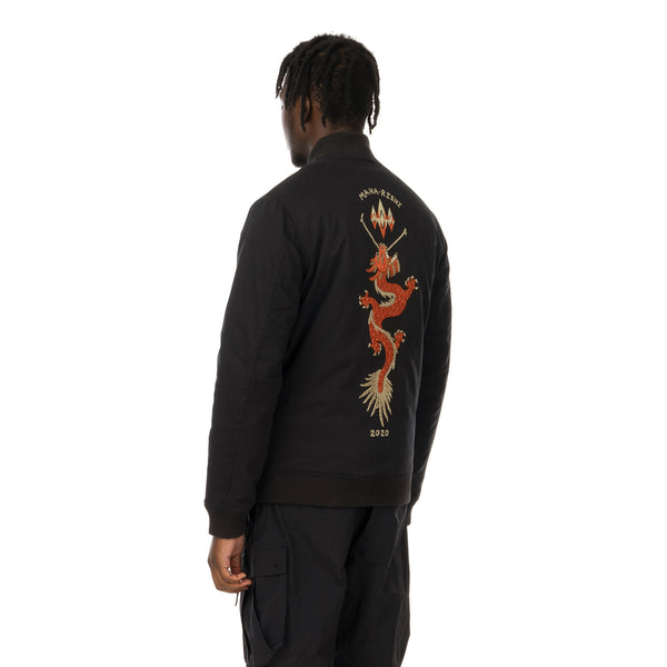 maharishi | Souvenir Jacket Black - Concrete