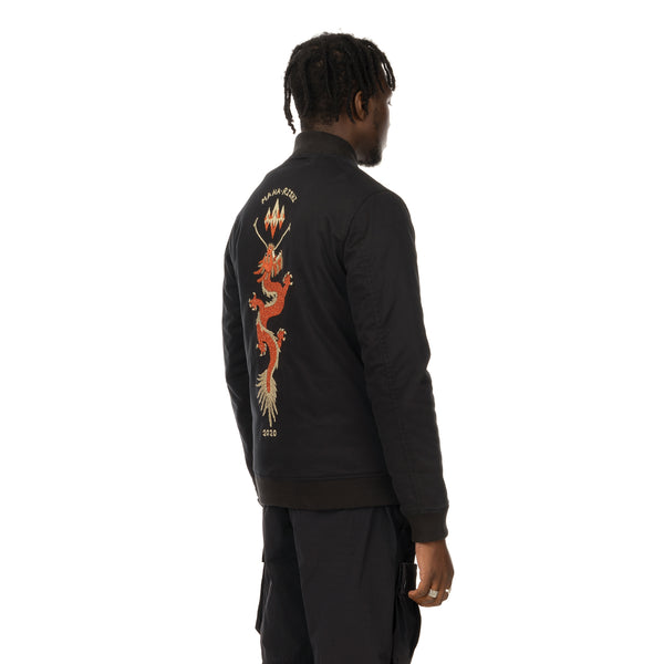 maharishi | Souvenir Jacket Black - Concrete