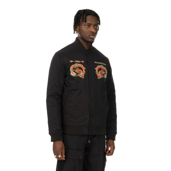 maharishi | Souvenir Jacket Black - Concrete