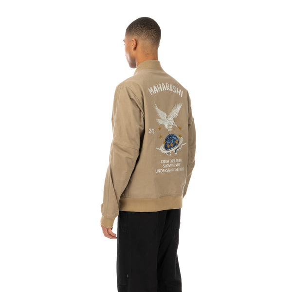 maharishi | Drone Eagle Organic Tour Jacket Sand - Concrete