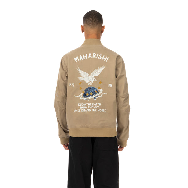 maharishi | Drone Eagle Organic Tour Jacket Sand - Concrete