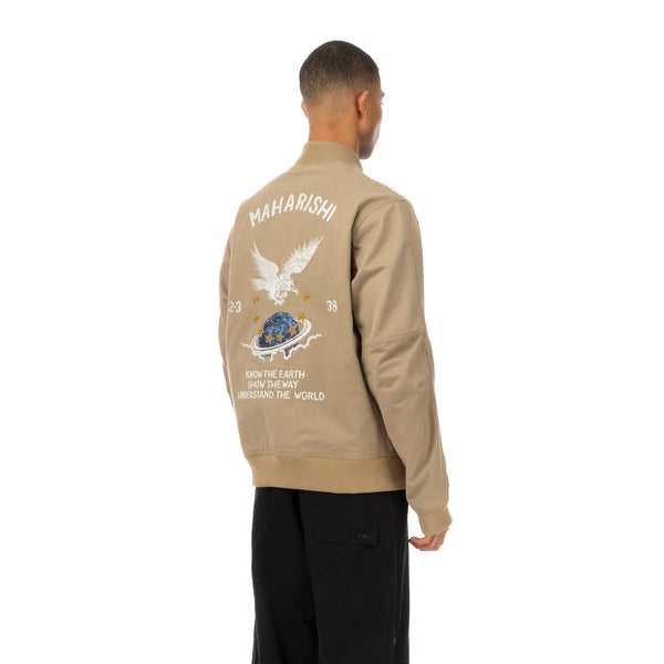 maharishi | Drone Eagle Organic Tour Jacket Sand - Concrete