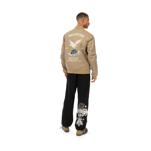 maharishi | Drone Eagle Organic Tour Jacket Sand - Concrete