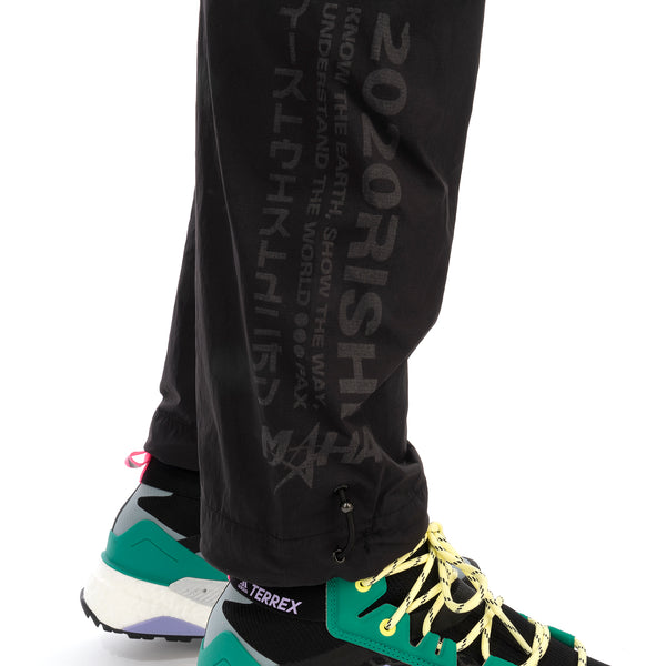 maharishi | Vegetable Dyed Tech Trackpants Black Bamboo - Concrete