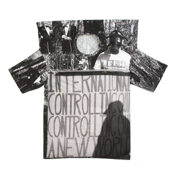 Marios x Goshka Macuga Banner Shirt Print Gas - Concrete