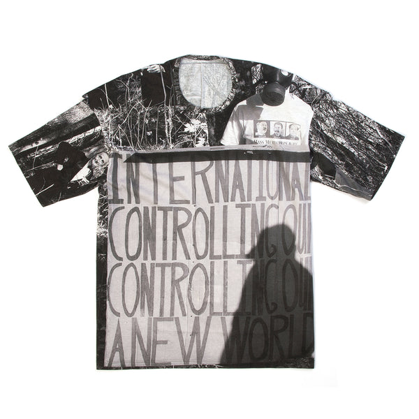 Marios x Goshka Macuga Banner Shirt Print Gas - Concrete