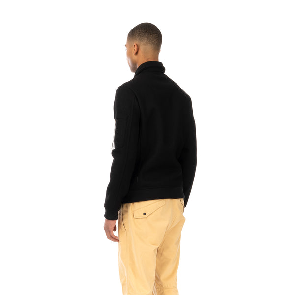 maharishi | Ghillie Flight Jacket Melton Wool Black - Concrete