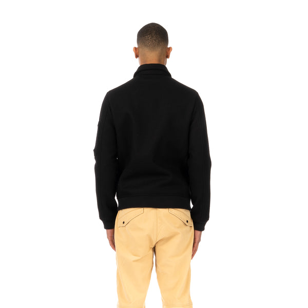maharishi | Ghillie Flight Jacket Melton Wool Black - Concrete