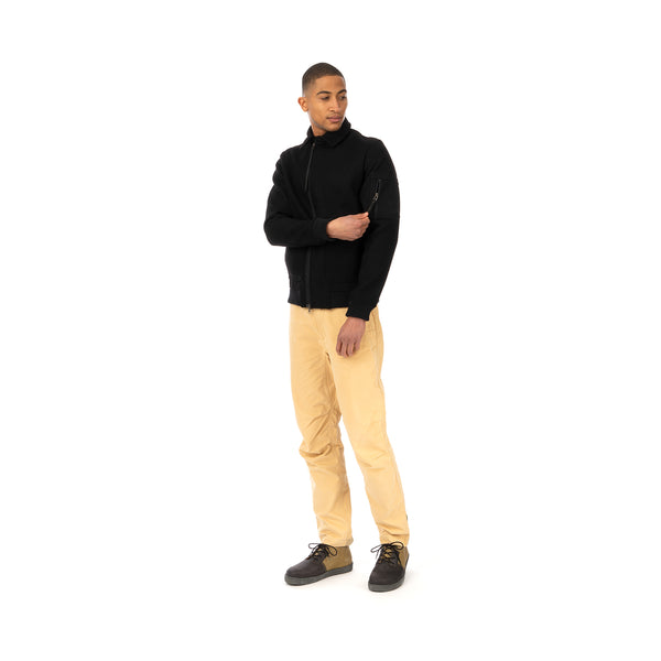 maharishi | Ghillie Flight Jacket Melton Wool Black - Concrete