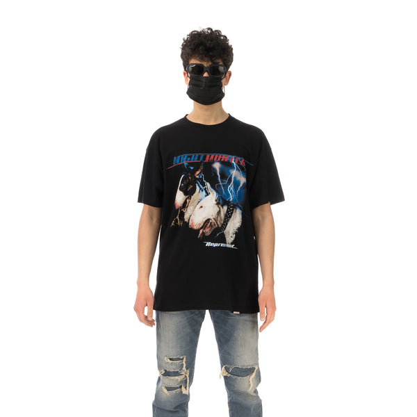 REPRESENT | Night Hunter T-Shirt Jet Black - Concrete